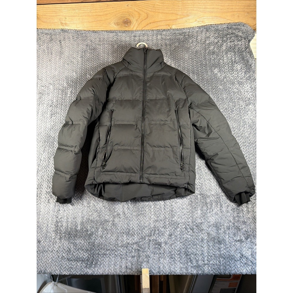 Fit Space Mens Down Filled Black Puffer Jacket‎ Small